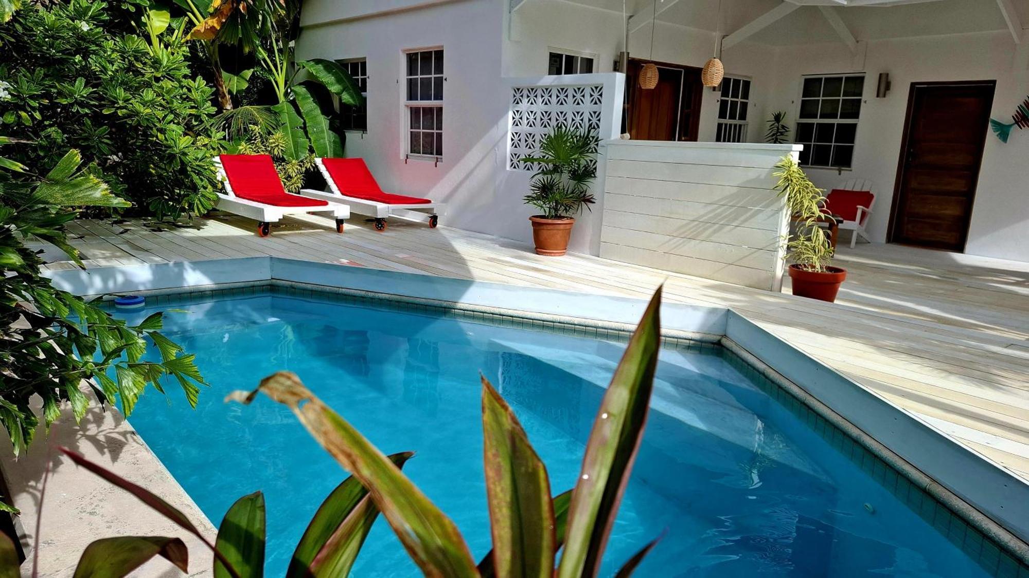 Amanda'S Place Casa Amancer - Sea View, Pool And Tropical Garden Кей-Колкер Экстерьер фото